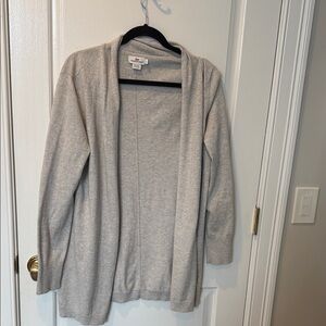 Vineyard Vines Light Gray Open Cardigan